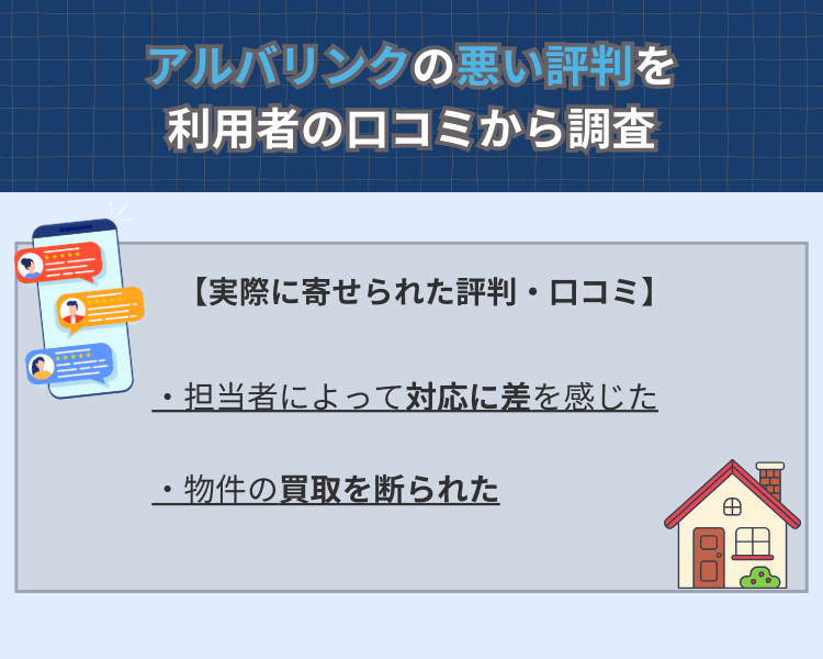 アルバリンクの悪い評判を利用者の口コミから調査