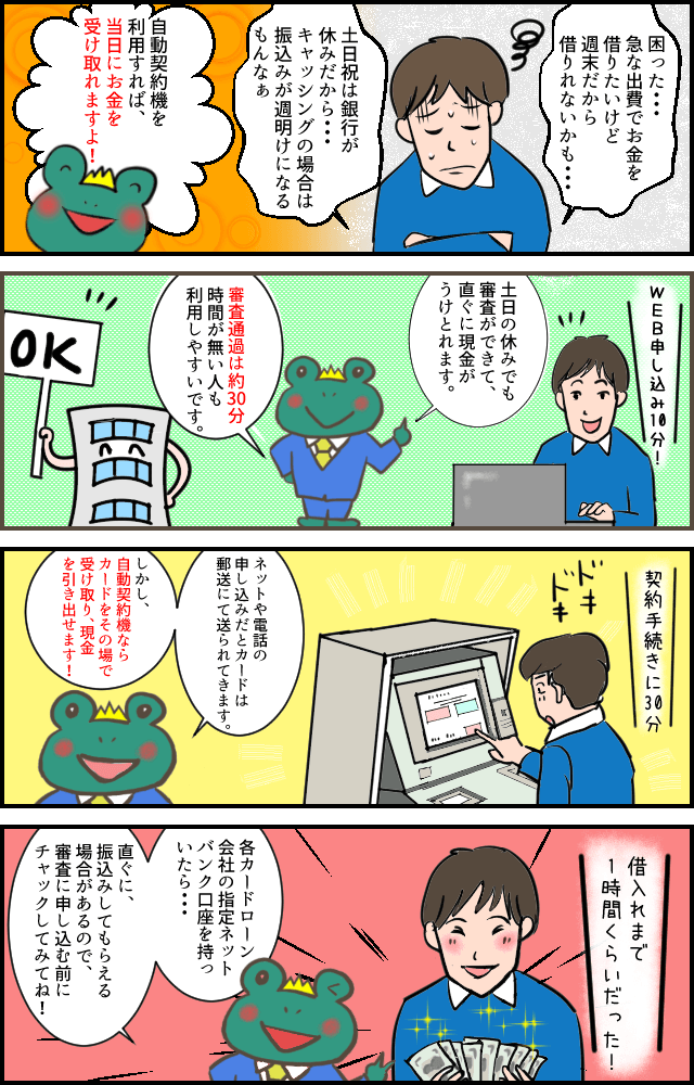 読んで分かる！読んで納得！「土日祝でも借りられる」