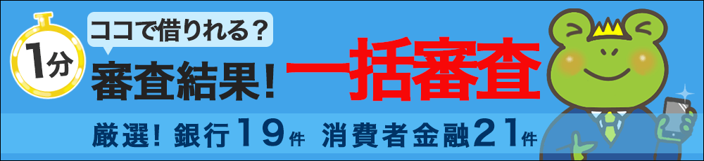 お金借りる？一括審査結果